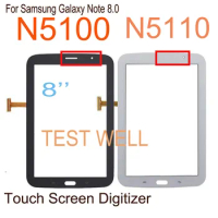 8'' Test Glass For Samsung Galaxy Note 8.0 N5100 N5110 GT-N5100 GT-N5110 Touch Screen Digitizer Glass Sensor Replacement Not LCD