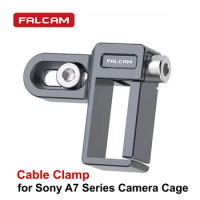 FALCAM F22 Camera Cage Cable Clamp HDMI-compatible for Sony A7 Series Cage Rig A7M4 A7M3 A7S3 A7R4 L Bracket