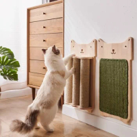Cat scratching post cat climbing frame post chipless tree toy sisal hair catcher wear-resistant pet furniture supplies