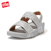 【FitFlop】MINA GLITTER MIX BACK-STRAP SANDALS後帶涼鞋-女(銀色)