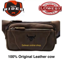 Rush Rider Original Cow Leather Waist Bag Pouch Bag Crossbody Bag Kulit Asli Lembu Beg Pinggang Lel