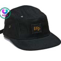 topi Panel 5 trendy untuk pria warna hitam stylish dan nyaman
