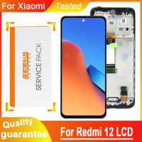 6.79" Tested For Xiaomi Redmi 12 23053RN02A LCD Touch Panel Screen Digitizer Assembly For Redmi 12 4G LCD Display Replacement