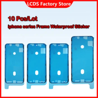 10 Pcs Waterproof Sticker For iPhone 12 Pro max 12 mini X XS XR XS Max LCD Display Frame Bezel Seal Tape Glue 3M Adhesive