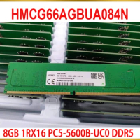 1 Pcs For SK Hynix RAM 8GB 1RX16 PC5-5600B-UC0 DDR5 5600 UDIMM 8G Desktop Memory HMCG66AGBUA084N