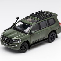 限時下殺！免運 豐田車模 汽車車模 汽車模型 車模 GCD 1:64 豐田蘭德酷路澤陸巡LC200 背包升級款 仿真合金汽車模型 八折下殺 可開發票 特價出