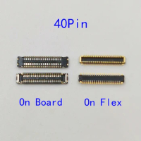20pcs 40Pin LCD Display Screen Flex FPC Connector On Motherboard for Xiaomi Redmi Note 7 8 Pro/Note8Pro/Note7Pro/Note8/Note7