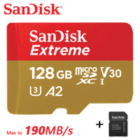 SanDisk Extreme Micro SD Card 64GB Micro SD 128GB 32GB Flash Memory Card SD 256GB U3 4K V30 400GB Microsd 512GB 1TB TF Cards