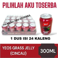 Yeos Cincau ( Grassy Jelly Drink ) 300 ml kemasan Kaleng - ( HARGA 1 DUS )