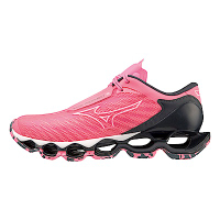 Mizuno Wave Prophecy 12 S [J1GD230074] 女 慢跑鞋 路跑 頂級 反光 緩震 粉