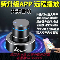 {台灣公司貨 可打統編}艾丁骨傳導共振音箱遠程控制藍牙音響定向震動發聲穿透型喇叭定時