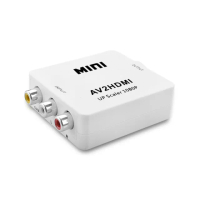 【LineQ】AV訊號轉HDMI 1080P版轉接盒