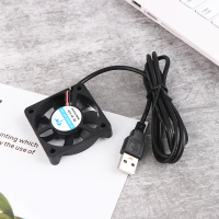 Quạt im lặng DC5010, 5V, Cáp USB dầu, với đầu nối máy tạo độ ẩm, Quạt PC, Bộ làm mát, Tản nhiệt, Xả,