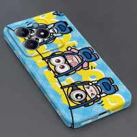 เคสแข็ง PC, เคสโทรศัพท์เคลือบเงา, เหมาะสำหรับ Realme C53 C634G, การออกแบบการ์ตูนน่ารักมินเนี่ยน LaBu
