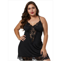New RedPink Lingerie Big Size Jumbo Fit Mini Dress Baju Dinas Malam Wanita Dewasa Sexy Hot Renda Hit