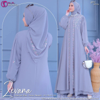 ZEVANA DRESS ELEGAN SET HIJAB BY SHOFIYA // GAMIS KONDANGAN BAHAN CERUTY BABYDOLL BORDIR LD 108 CM