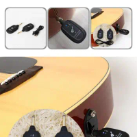Easy to Read Pragmatic Acoustic Guitar Preamp Amplifier Tuner Compact Guitar Tuner Convenient for Guitar Learner