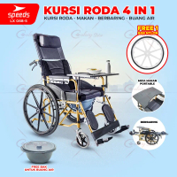 SPEEDS Kursi Roda Traveling Alat Bantu Cedera Alluminium 068-4