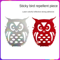 Bird Repelling Tablet High Reflection Reflective 10 Pieces Farmland Garden Supplies Bird Owl Patch Bright Colors Anti Bird