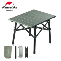 Nature-hike Aluminum Alloy Folding Table Outdoor Camping Portable Barbecue Picnic Ultralight Tools Travel homful Ultra light