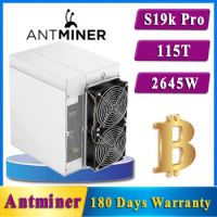 Antminer S19k pro 115Th 2645W Bitmain Crypto BTC Bitcoin Miner Mining Asic Miner