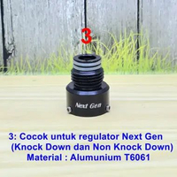Kepala Regulator Paintball / Bonnet Regulator Varian 3