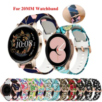 20mm Smart Watch Band For Xiaomi Amazfit GTS 2/3/2e/GTS2 Mini 42mm Printing Silicone Watchband Bracelet Amazfit Bip U Pro Strap