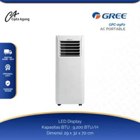 GREE AC PORTABLE GREE GPC-05P2 GPC05P2 GPC 05 P2 GPC-09P2 GPC09P2 GPC 09 P2 1/2PK 0.5PK 0.5 1/2 1 1P