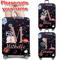 Customized name Luggage Cover Protector (18-32) Inch Elastic Luggage Suitcase Anti Scratch Dust Proo