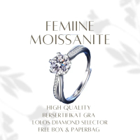 Cincin batu berlian moissanite