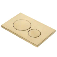 1pc Matt Gold Dual Flush Actuator Plate For Geberit Sigma20 For Concealed Cisterns Toilet Flush Button White Bathroom Parts