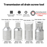 1Pcs 3/8 Drive Auto Repairing Gearbox Screw Wrench Gearbox Screw Wrench untuk M16 H17 S8 S10 minyak