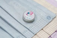 15mm 鳳蝶 口罩香薰釦 香精油釦 香薰釦 口罩磁石釦 口罩香薰夾 (金銀色)(連6片顏色隨機的可重用棉片)(隨機送上口罩3片)