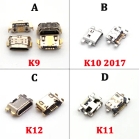 100pcs For LG K9 X210 LM-X210EM LMX210EM K11 X410E K10+ K30 X4+ X4 Plus K10 2017 K12 USB Charging Charger Port Dock Connector