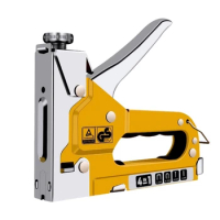 Stapler Nail Guns Heavy Duty Tool DIY Home Decorations Furniture Construct for Wood Metal Hand Tool Decorations