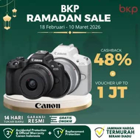 BKP Canon EOS R50 Kit 18-45mm STM Kamera Mirrorless EOS R 50 Garansi RESMI Black