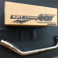 Terlaris,Leher Original KRT Model Gtx Pipa 28 inlet 50 Knalpot Racing Jupiter Vega Smash Supra 110 B