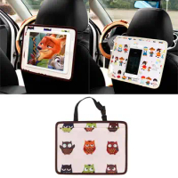 Car Headrest Phone Mount Bag Holder for Kids in Back Seat Tablet Stand for Samsung Xiaomi 3-11.5 Inch Tablets Smart Mobile Phone