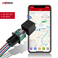 MiCODUS 4G GPS Tracker อุปกรณ์ติดตามรถยนต์ MV730G รีเลย์ GPS รถจักรยานยนต์ตัดการใช้9-95V เครื่องยนต์บนสัญญาณกันขโมยฟรี APP