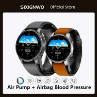 SIXIGNWO Medical Sphygmomanometer Smartwatch Air Pump Airbag Blood Pressure Oxygen Temperature Heart Rate Monitor PD Smart Watch