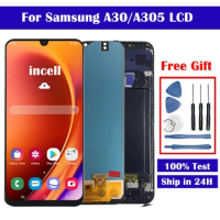 6.4'' TFT LCD For Samsung Galaxy A30 LCD A305/DS A305F A305FD A305A LCD Touch Screen Digitizer Assembly For Samsung A30 Display