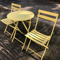 Iron Leisure Garden Chairs Outdoor Folding Chairs Balcony Tables and Chairs Patio Table Outdoor Furniture Outdoor Chairs Garden