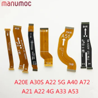 LCD Screen Main Motherboard Connector Board Ribbon Flex Cable For Samsung A20E A30S A22 4G 5G A40 A72 A21 A33 A53