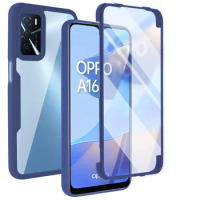 360 Full Shockproof Silicone Case For OPPO A79 A76 A36 A5 A9 2020 A74 A95 A52 A72 A92 A15 A35S Find X5 Pro Realme C30 9i 8i 9Pro