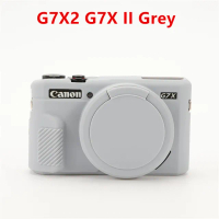 เคสซิลิโคนนิ่มรูปกล้องสำหรับ Canon G7XII II G7X Mark 2 G7X2 G7X3 G7XIII ตัวกระเป๋ายางพร้อมกระเป๋ากล้