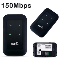 Pocket 4G LTE Router WiFi Repeater Signal Amplifier Network Expander Mobile Hotspot Wireless Mifi Modem Router SIM Card Slot
