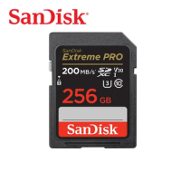 SanDisk Extreme Pro SD Card 32GB SDHC 64GB 128GB 256GB SDXC UHS-I Class10 Memory Card Support U3 4K Video Card