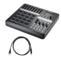 2023NEW World PANDA200 Portable USB MIDI Controller Keyboard Mini MIDI Pad Controller 16 drum pad with USB cable