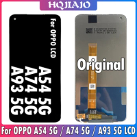 6.5" Original A93 5G Screen For Oppo A54 5G LCD Display Touch Digitizer For Oppo A74 5G LCD Repair Parts