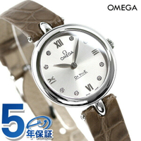 Omega 歐米茄 瑞士頂級腕 時計 デビル プレステージ デュードロップ 27mm ダイヤモンド 女錶 女用 手錶 424.13.27.60.52.001 OMEGA 新品 記念品